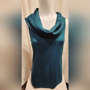 Ann Taylor Sleeveless Cowlneck Shell/Blouse